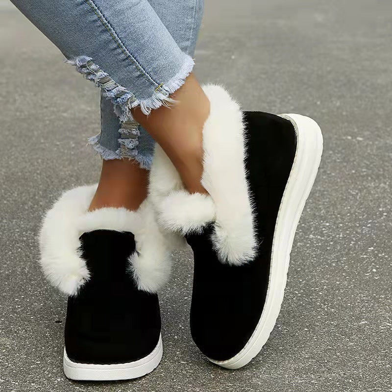 Warm Fur Ankle Boots