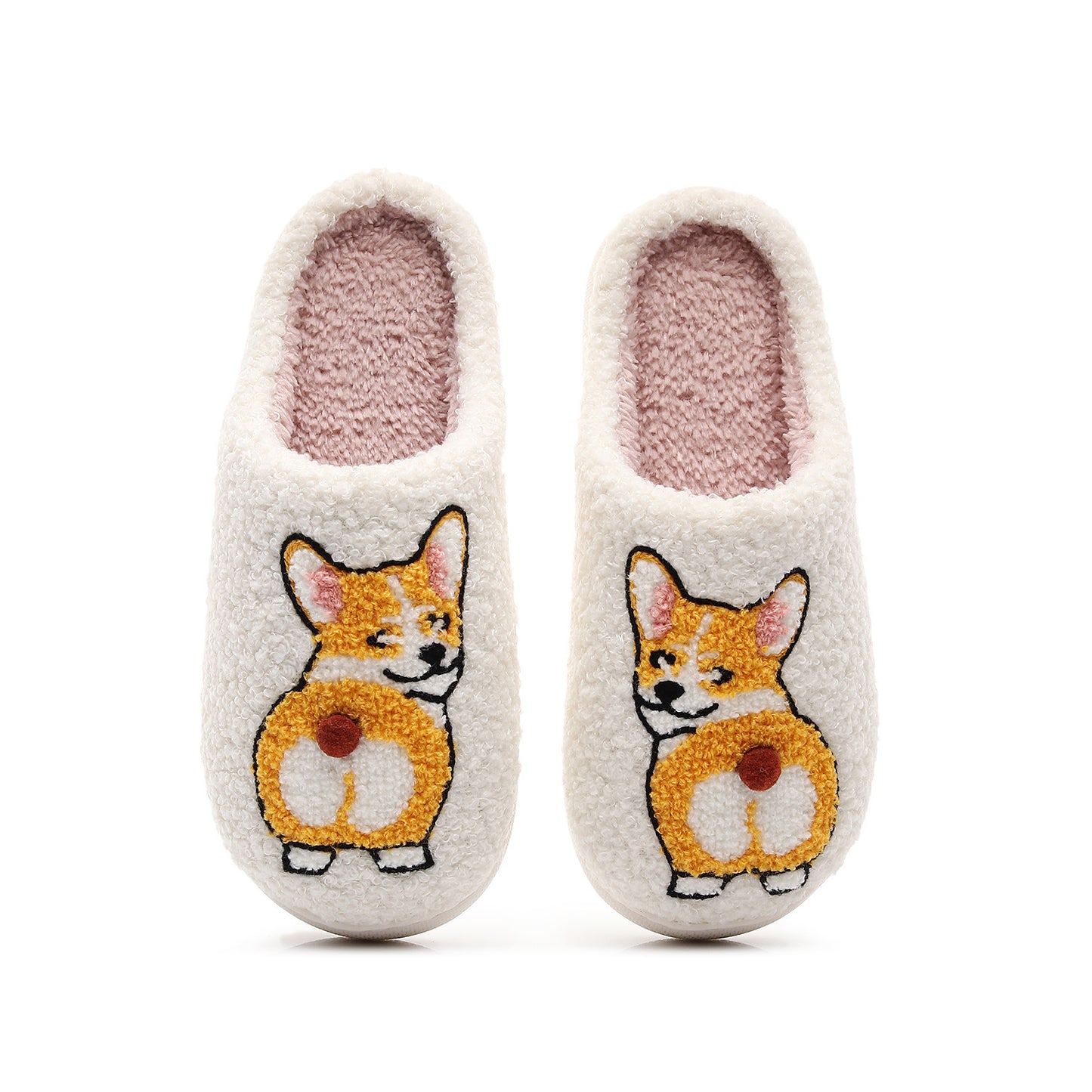 Corgi Cartoon Cotton Slippers