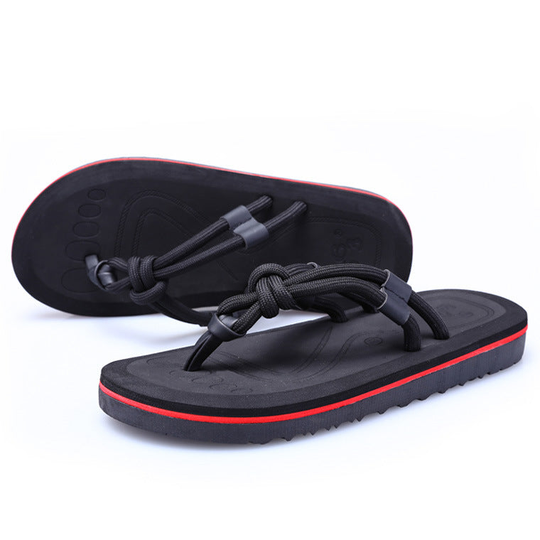 Herringbone Luxe Beach Slippers