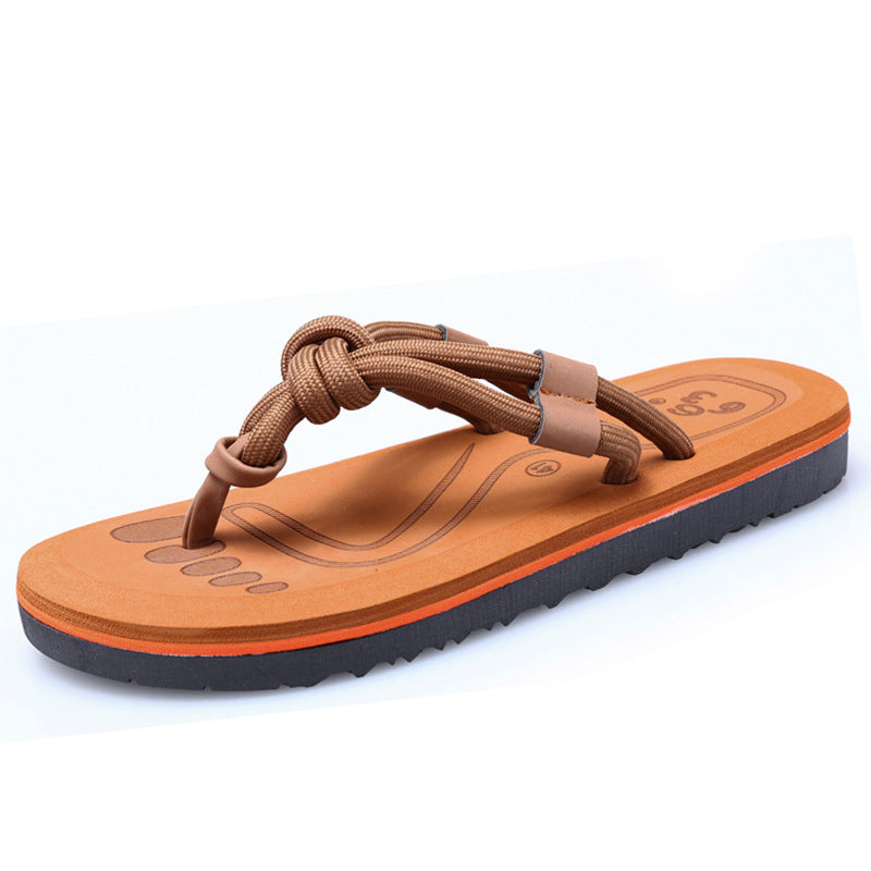 Herringbone Luxe Beach Slippers