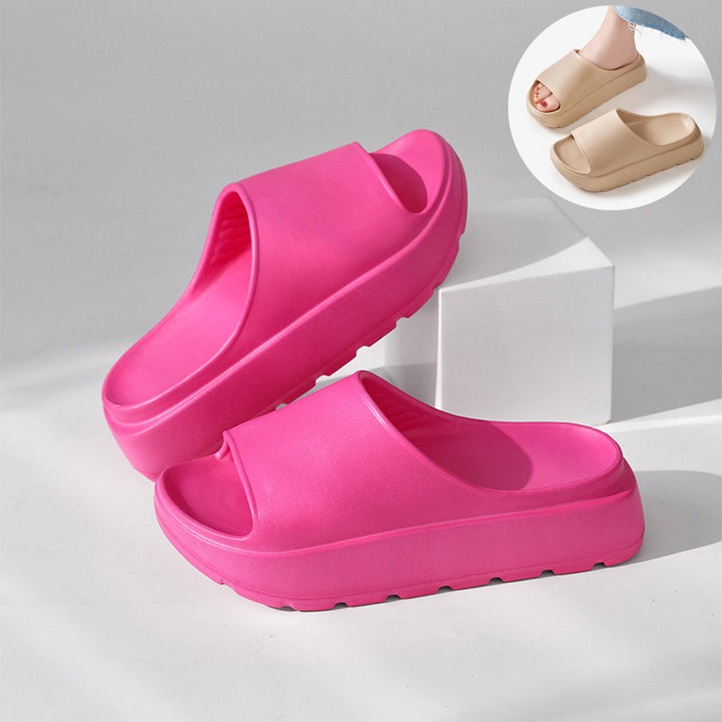 Thick-Soled Fish Mouth Slippers