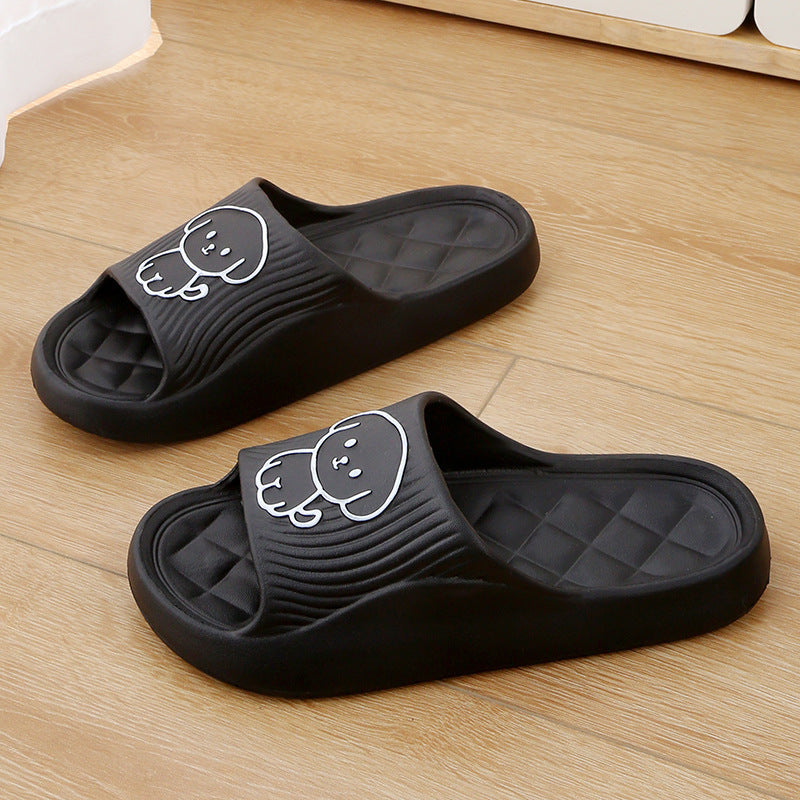 Cute Cartoon Dog Bathroom Slippers