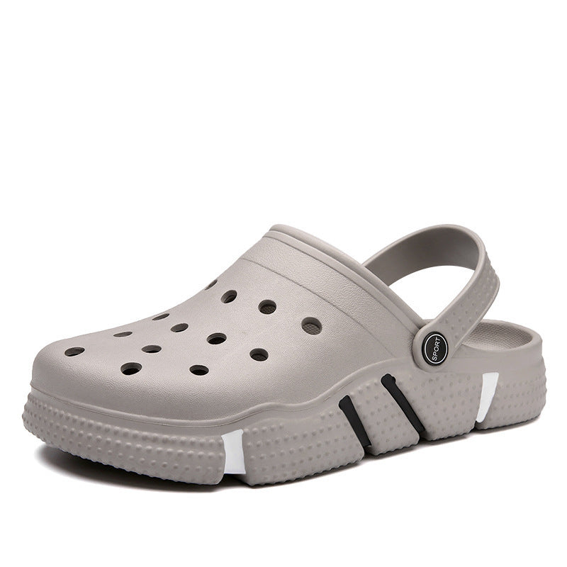 Trendy Hollow-Out Closed Toe Sandals