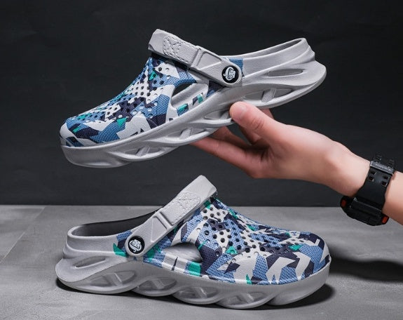 Plus Size Ankle-Strap Hole Shoes