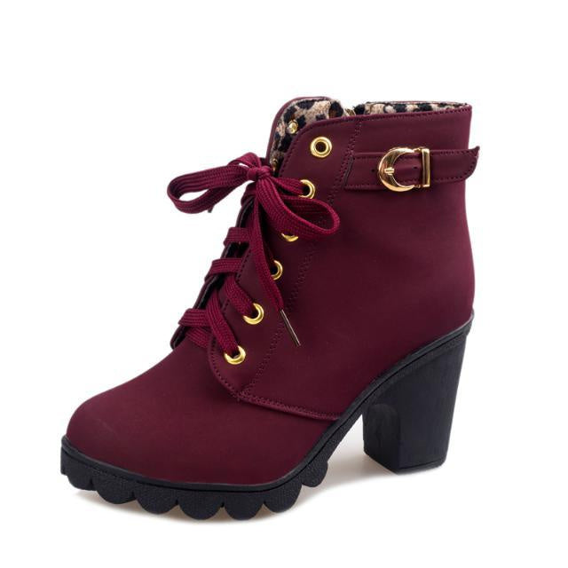 Cross Strappy Martin Booties