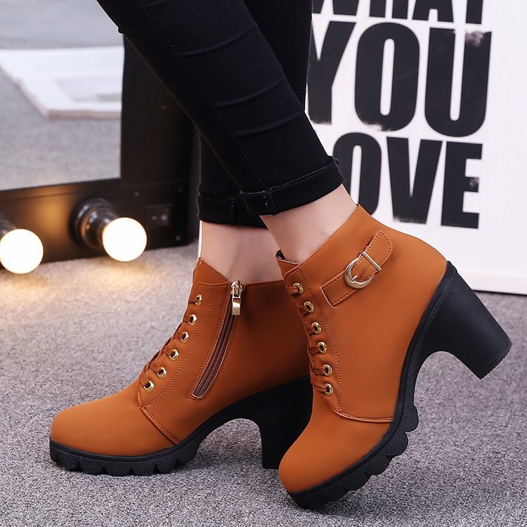 Cross Strappy Martin Booties