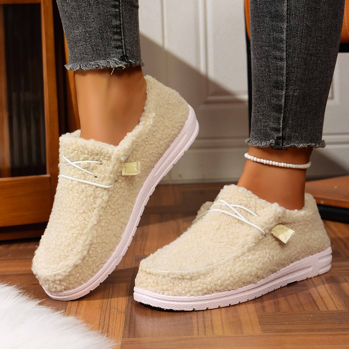 Ethnic Style Flat Casual Shoes