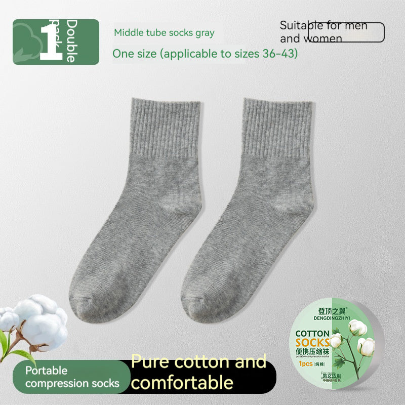 Disposable Cotton Compression Socks