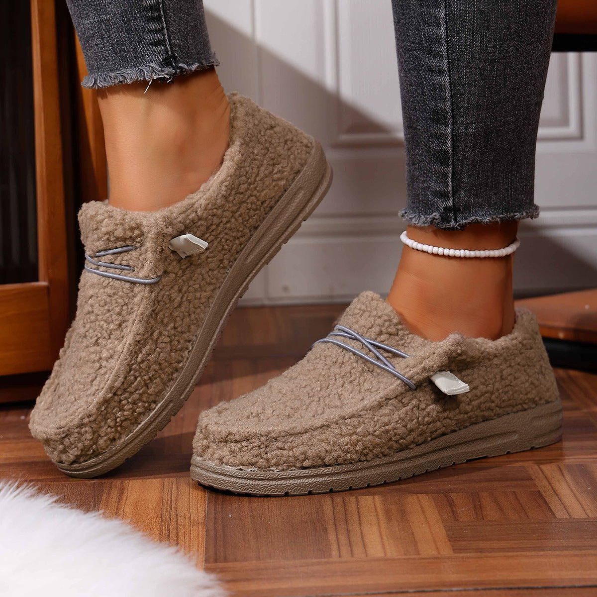 Ethnic Style Flat Casual Shoes
