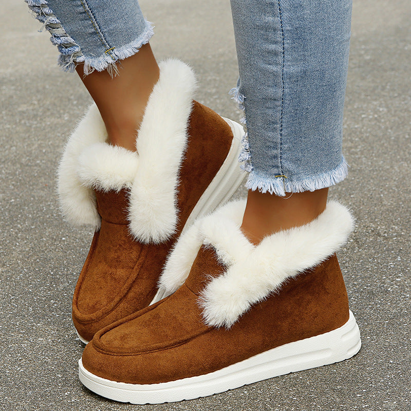 Warm Fur Ankle Boots