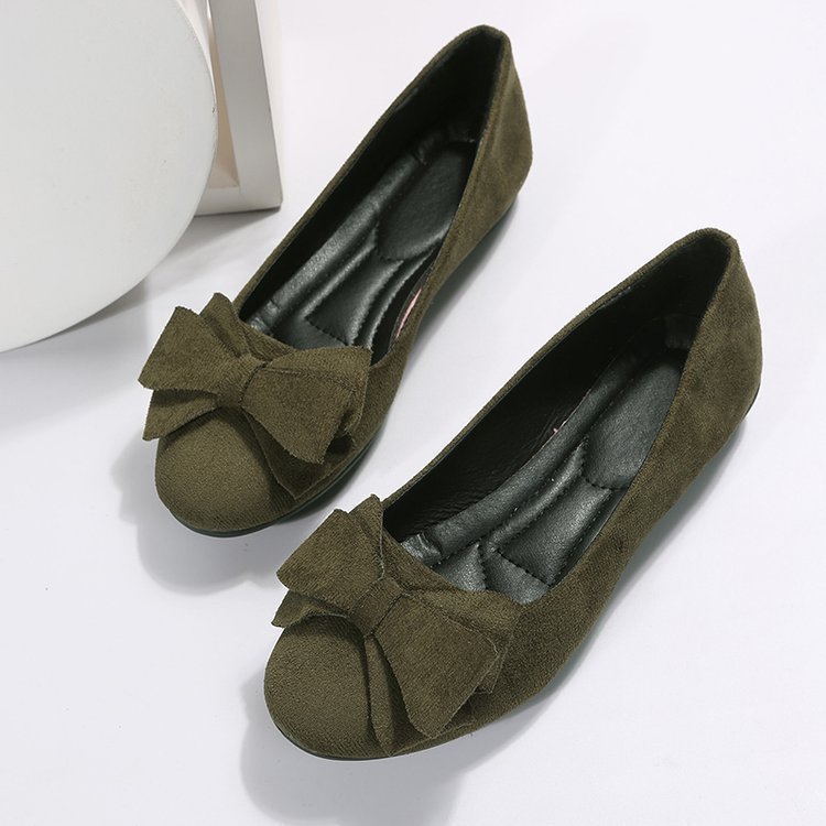 Bowknot Round Toe Loafers