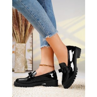 Patent Leather Tassel Loafers