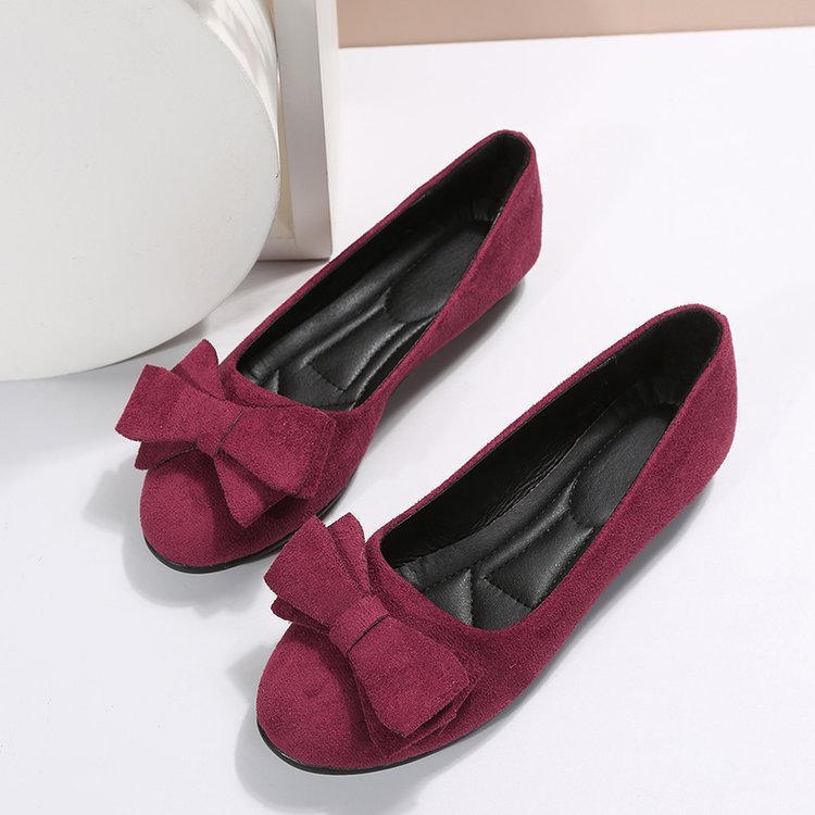 Bowknot Round Toe Loafers