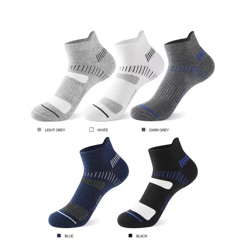 Breathable Mesh Cotton Sports Socks