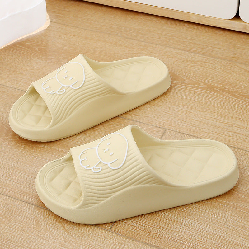 Cute Cartoon Dog Bathroom Slippers