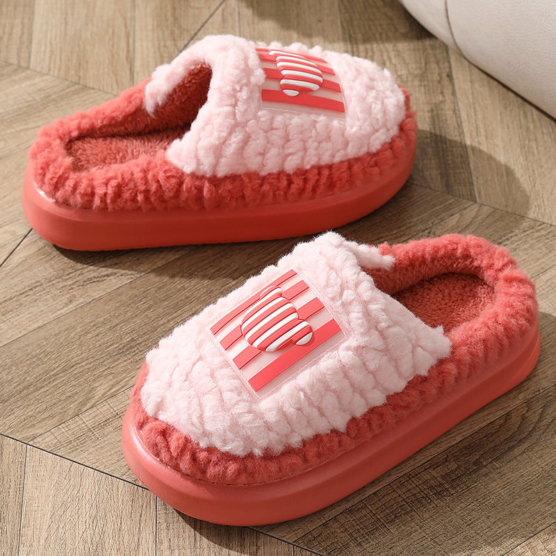 Color-matching Lamb Slippers