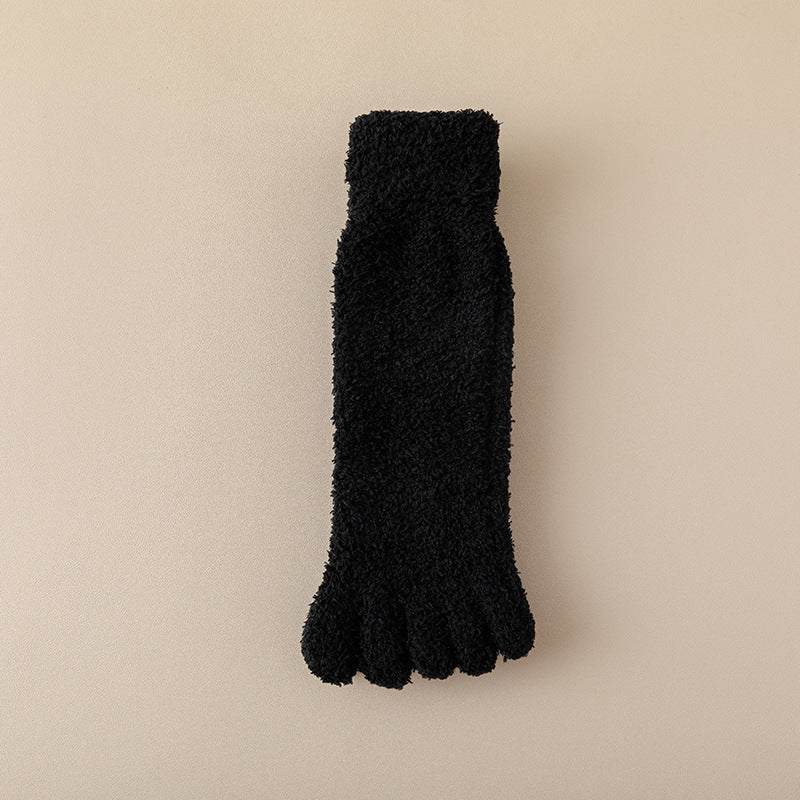 CozyNest Fleece Toe Socks