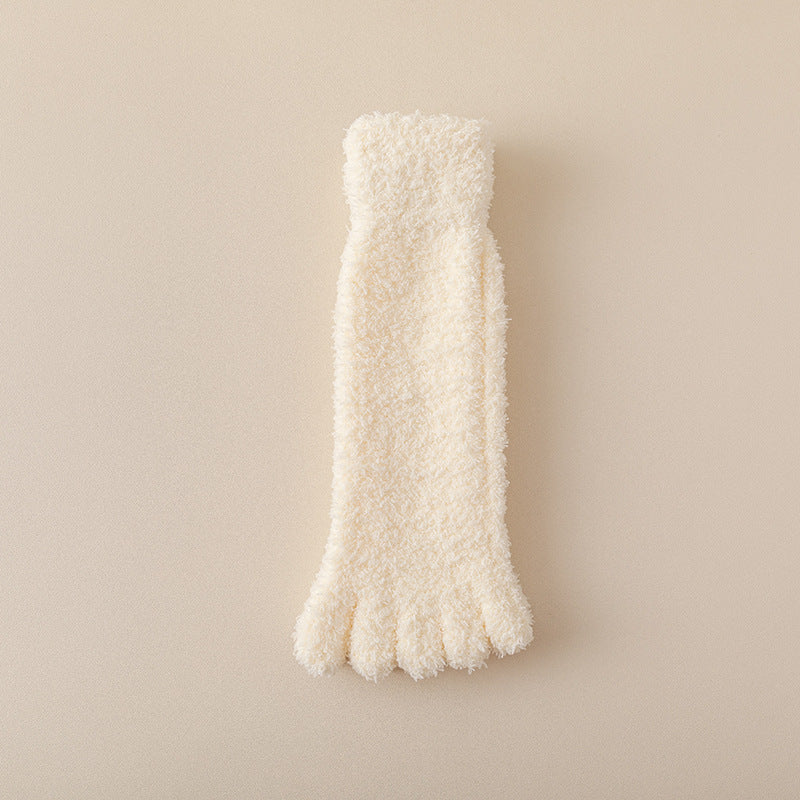 CozyNest Fleece Toe Socks