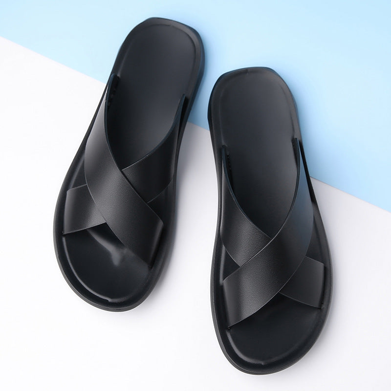 Leather Casual Slippers