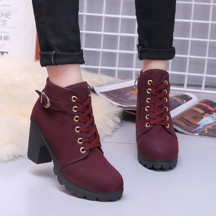 Cross Strappy Martin Booties