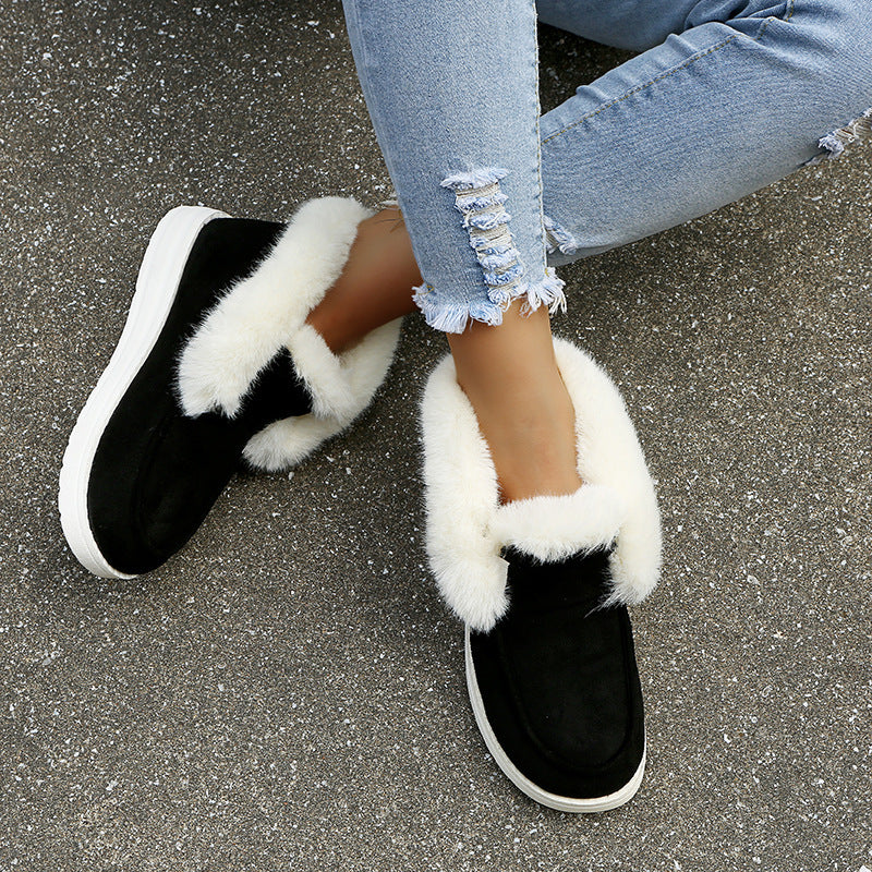 Warm Fur Ankle Boots