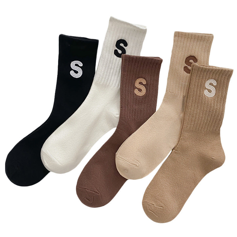 EmbroiS Cotton Socks