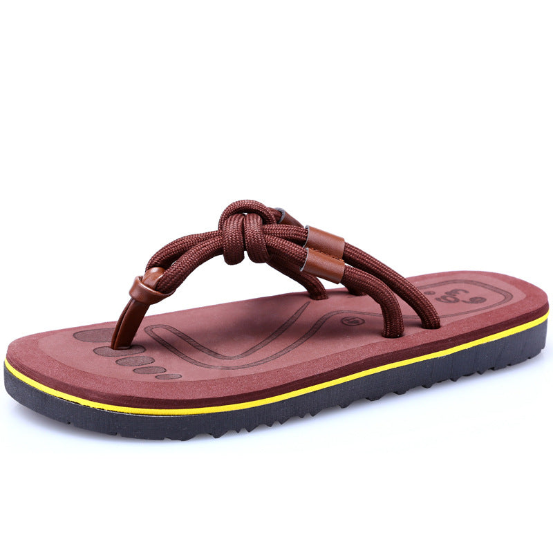 Herringbone Luxe Beach Slippers