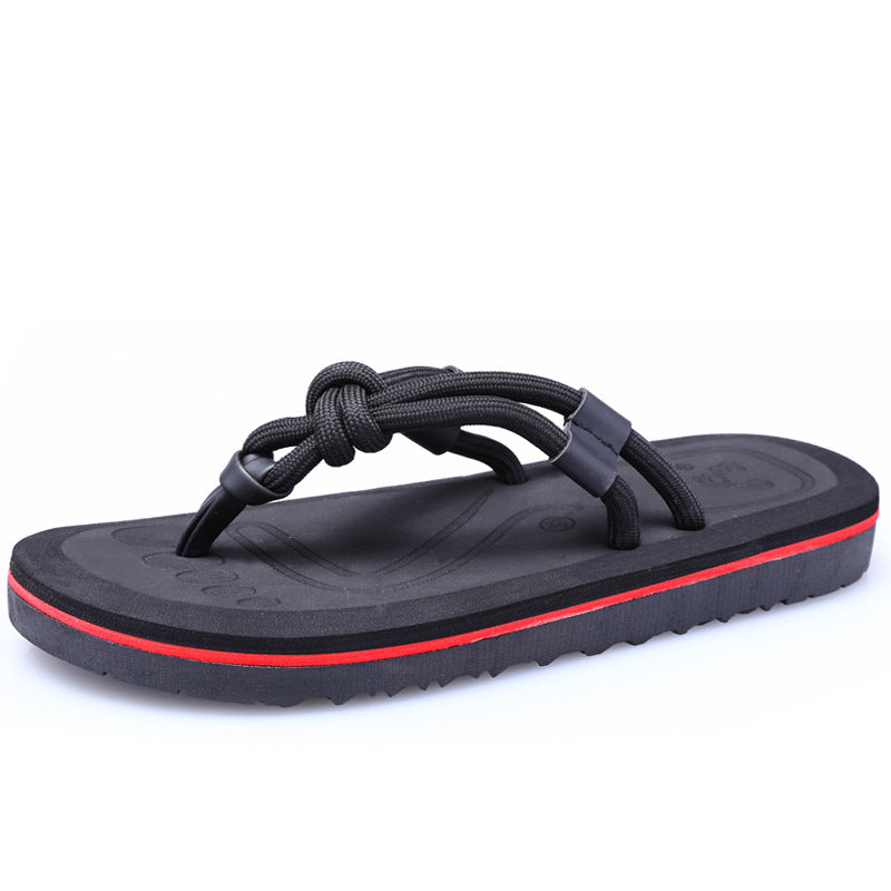 Herringbone Luxe Beach Slippers