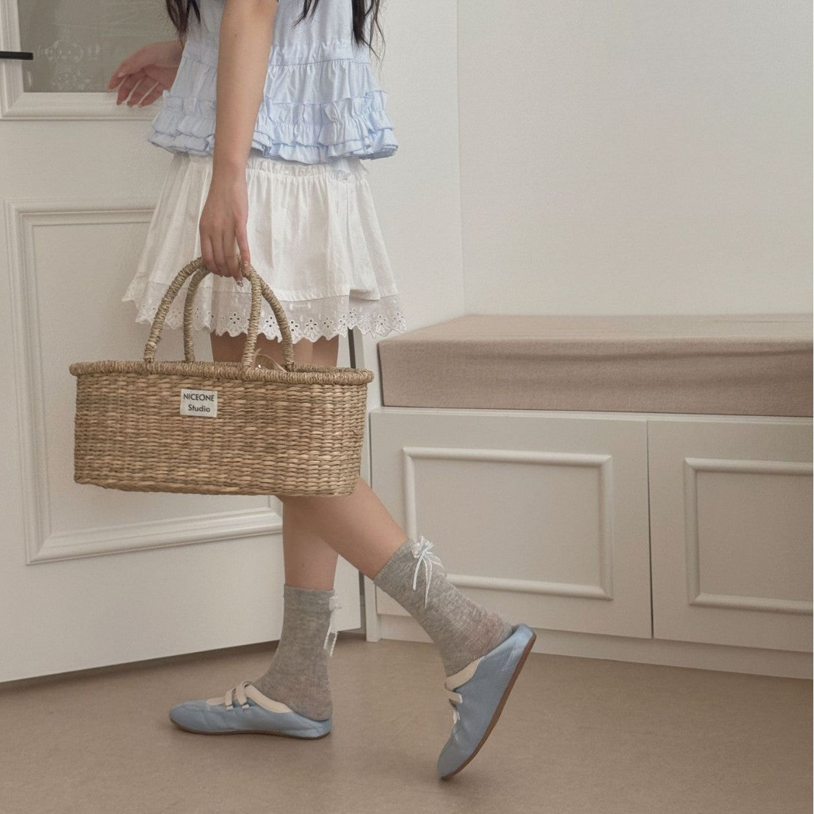 RibbonLace Ballet Socks