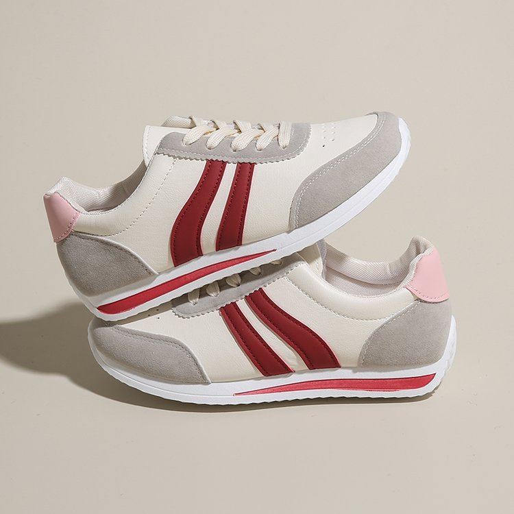 Lace-Up Soft-Bottom Sneakers