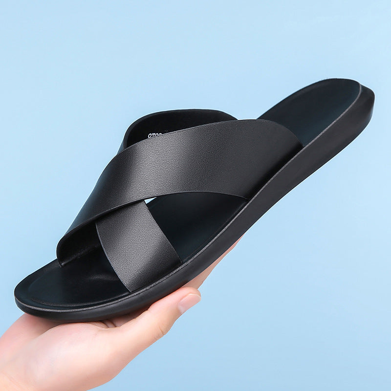 Leather Casual Slippers