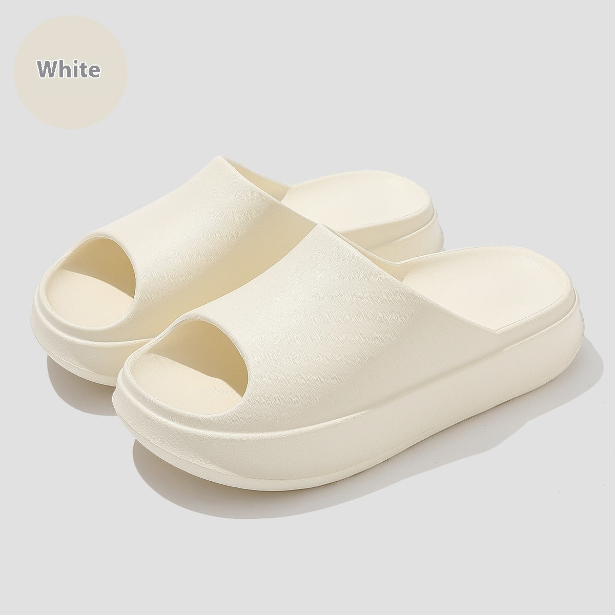 Peep-Toe Non-Slip Home Slippers