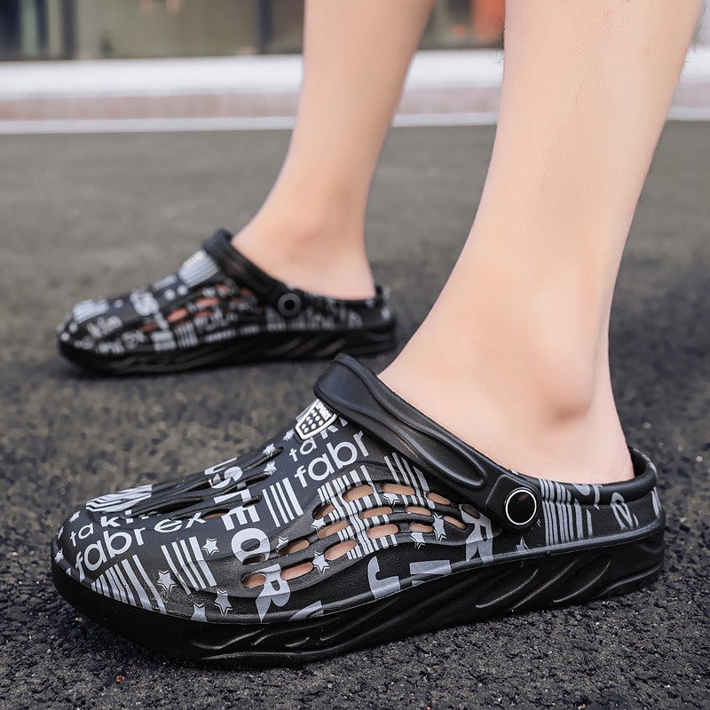 Letter Print Summer Sandals