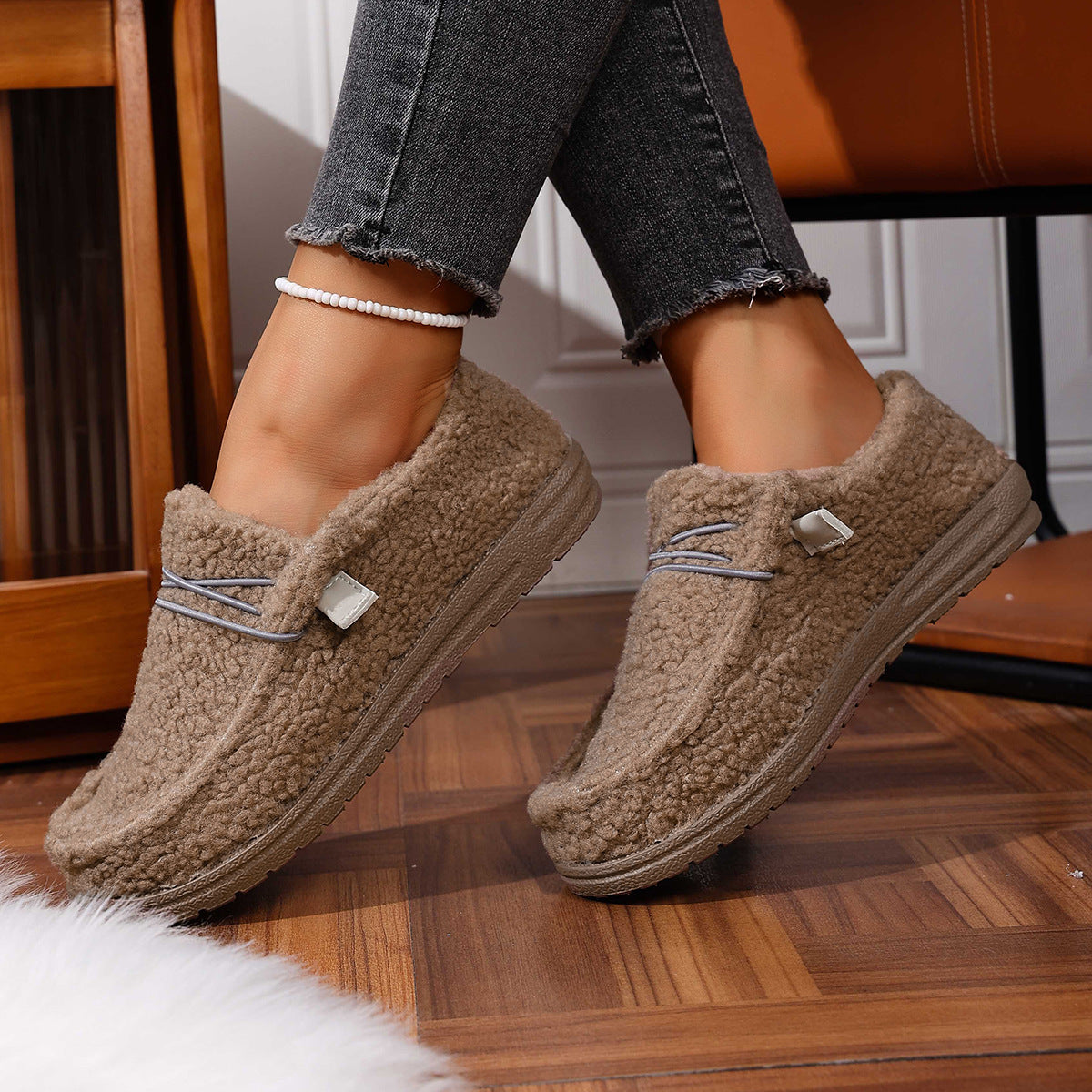 Ethnic Style Flat Casual Shoes