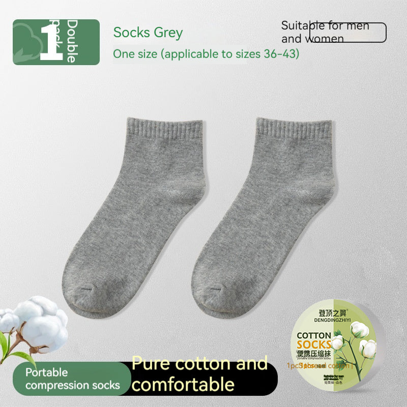 Disposable Cotton Compression Socks