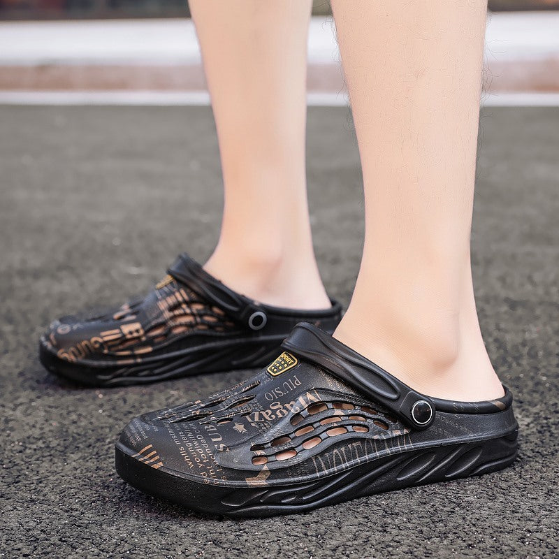 Letter Print Summer Sandals