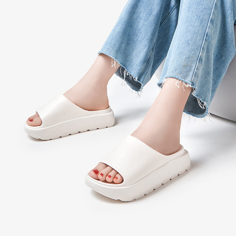 Thick-Soled Fish Mouth Slippers