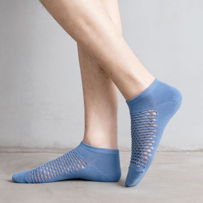 Men’s Low-Cut Mesh Cotton Socks