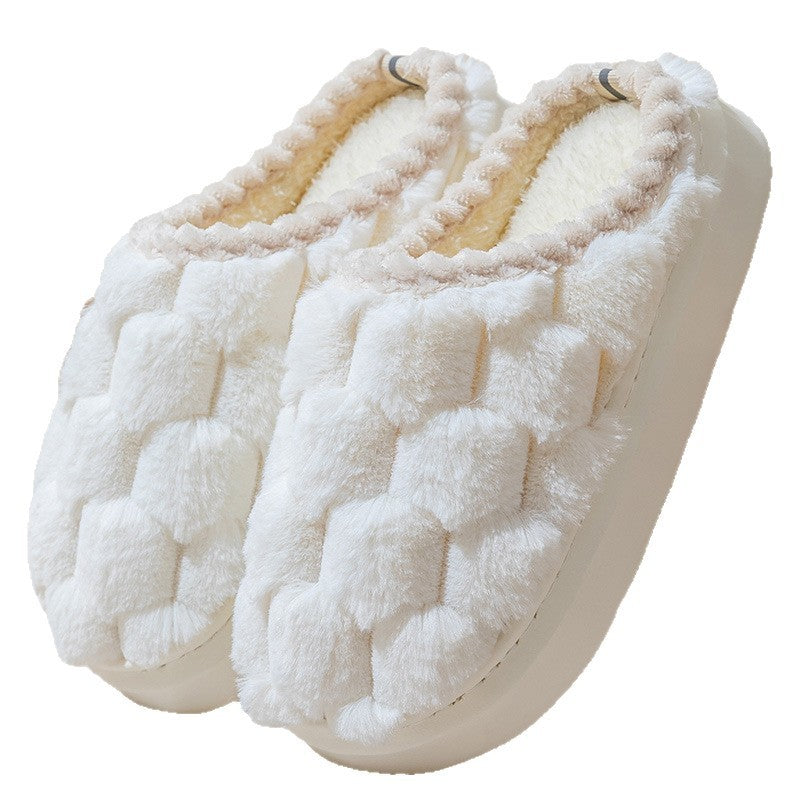 Warm Thick Bottom Cotton Slippers