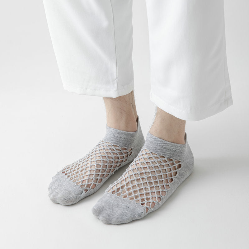 Men’s Low-Cut Mesh Cotton Socks
