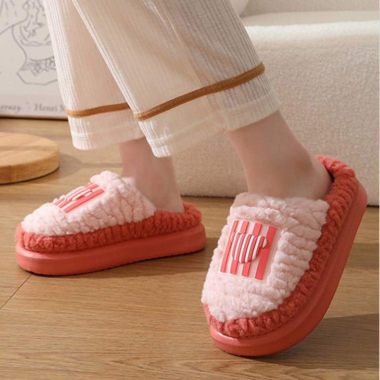 Color-matching Lamb Slippers