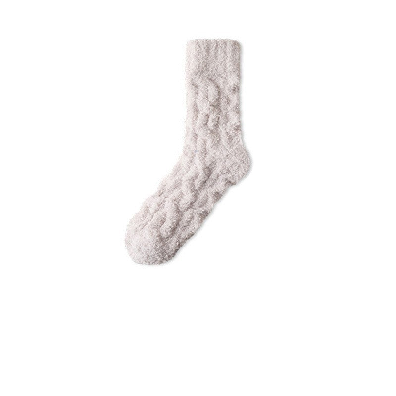 Coral Velvet Home Socks