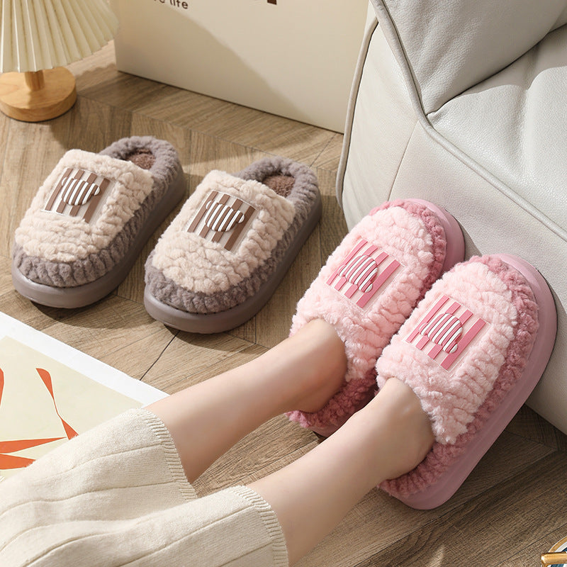 Color-matching Lamb Slippers