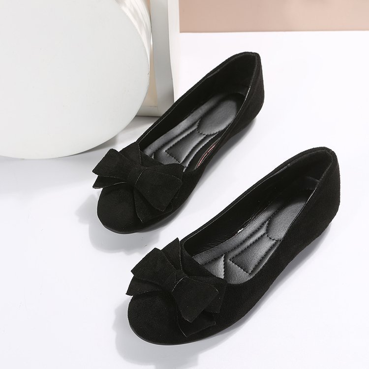 Bowknot Round Toe Loafers