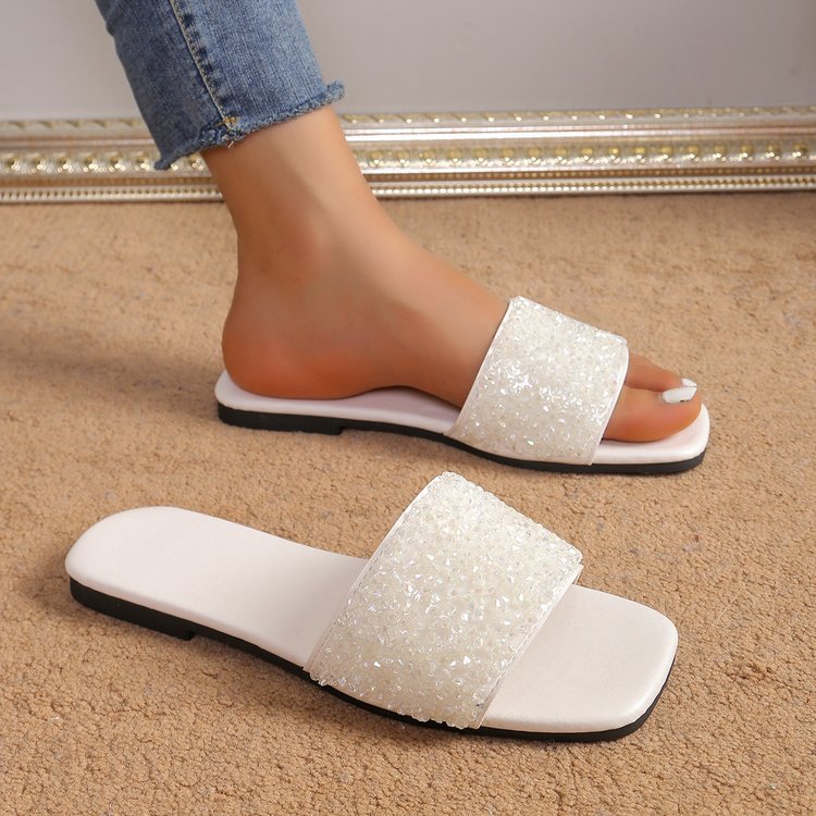 Pearl Flat Fashion Slippers