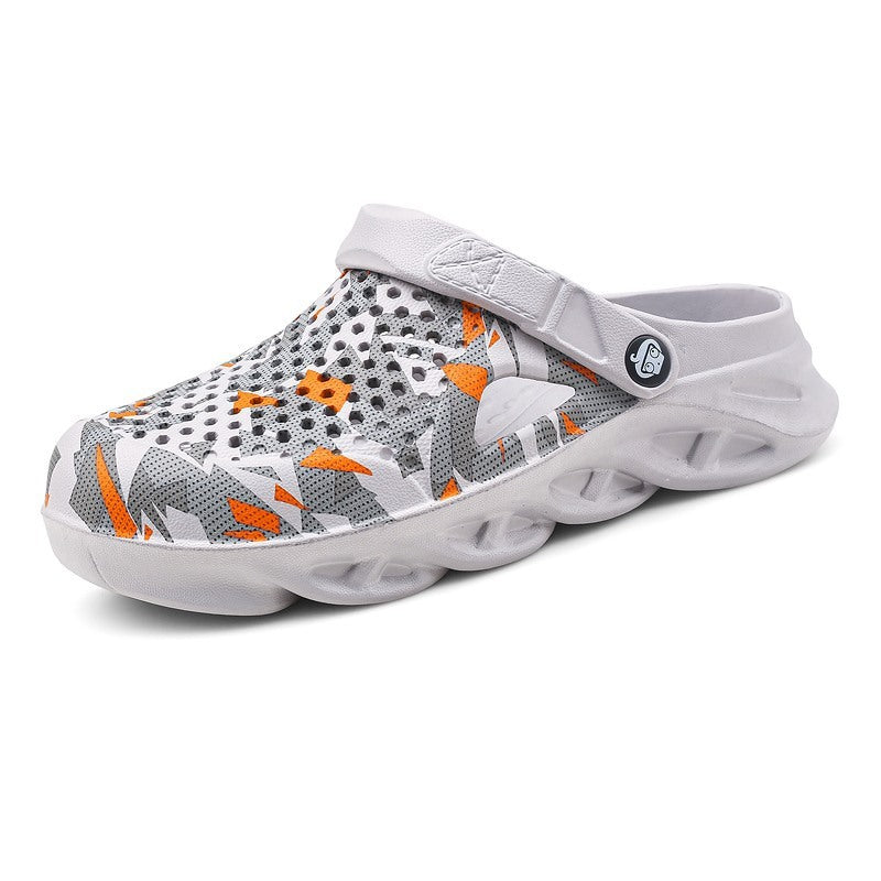 Plus Size Ankle-Strap Hole Shoes