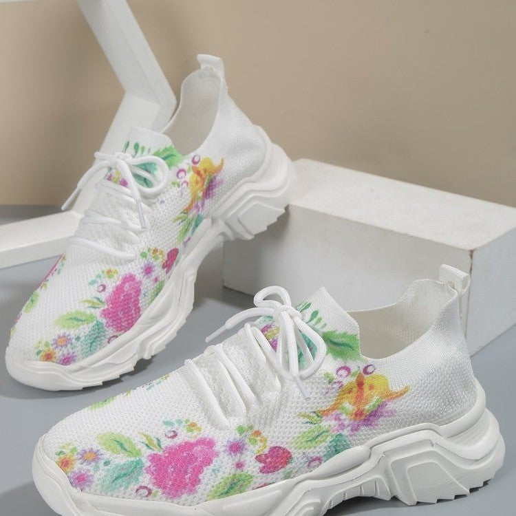 Flower Casual Sports Shoes