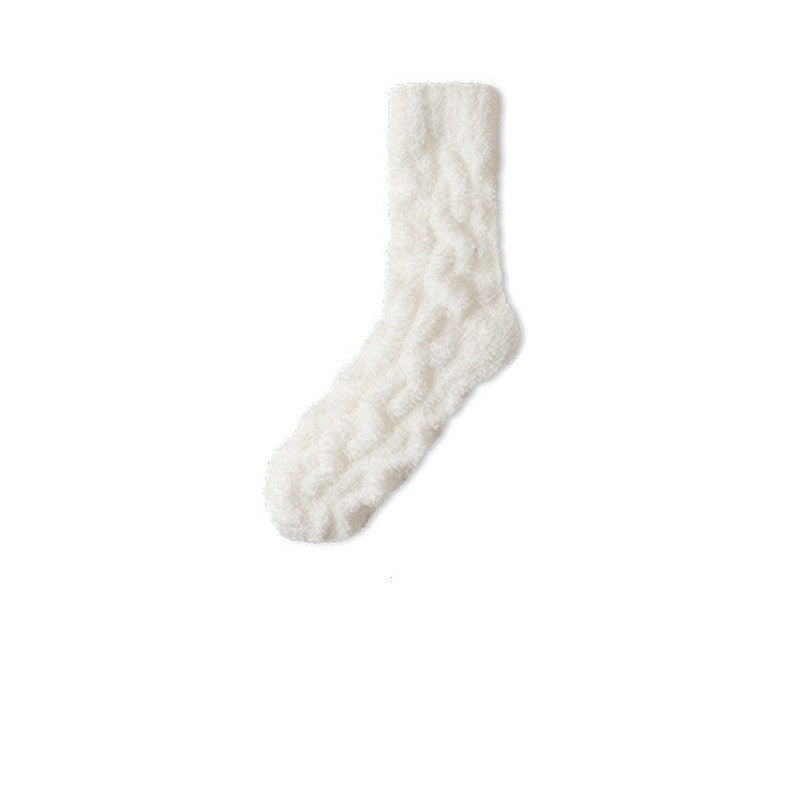 Coral Velvet Home Socks