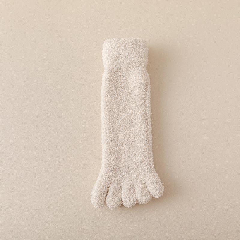CozyNest Fleece Toe Socks