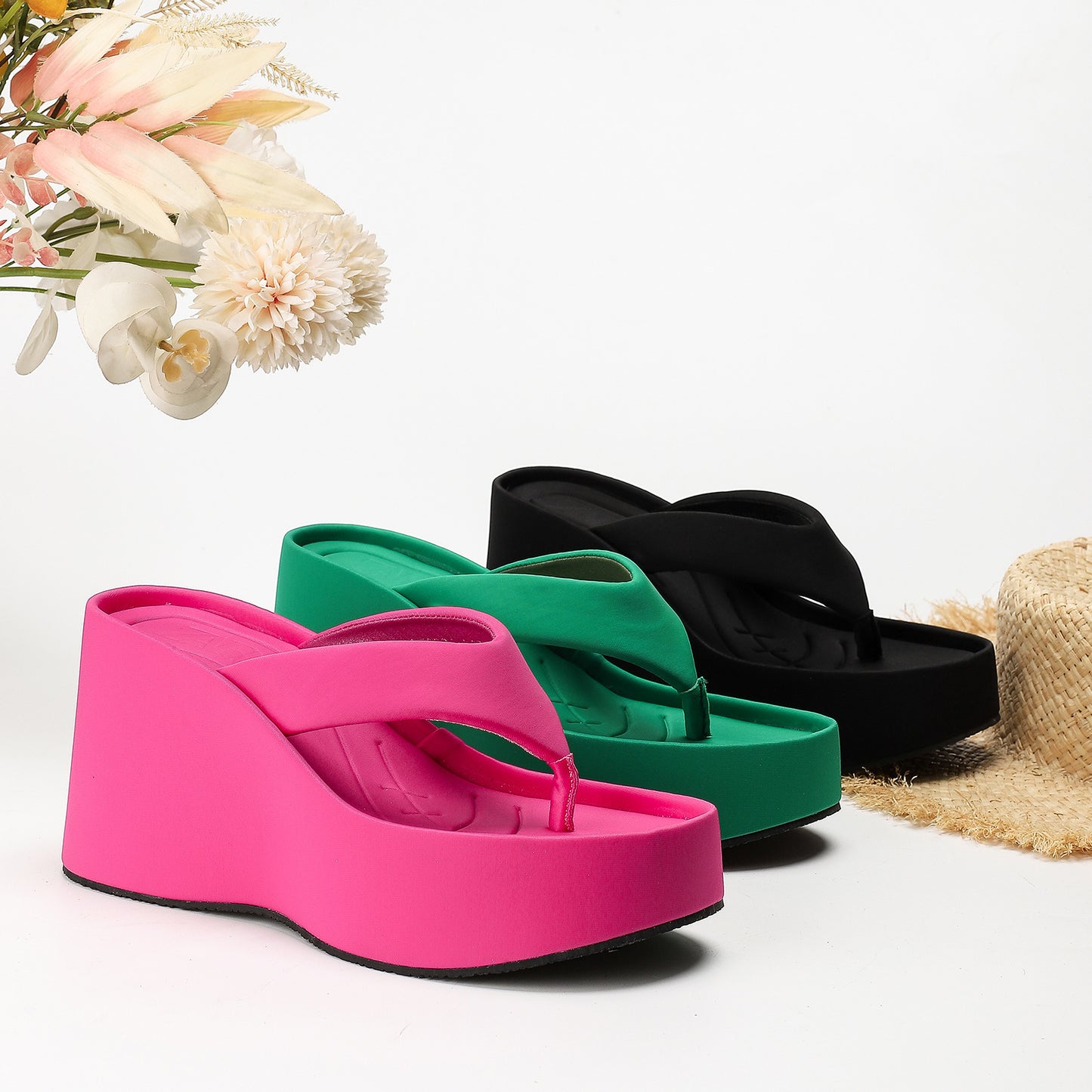 Thick-Soled Slide Sandals